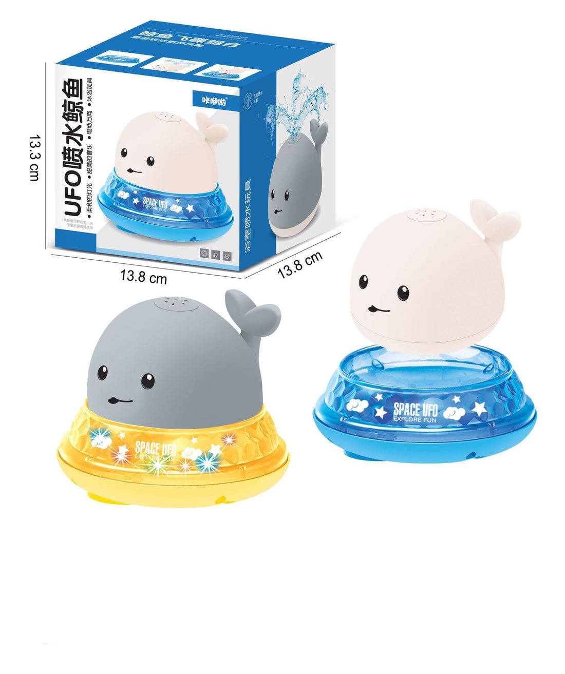 Whale bath toy