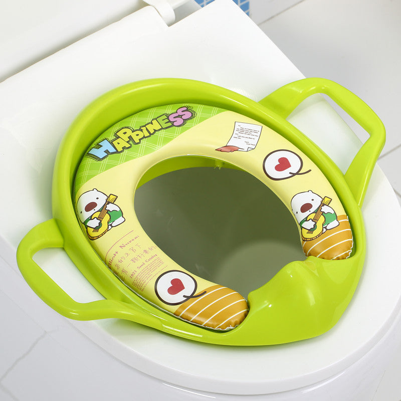 Cushioned toilet seat