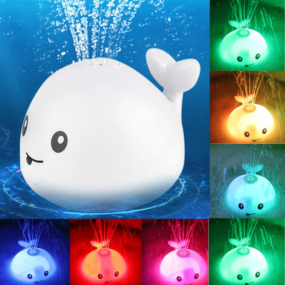 Whale bath toy