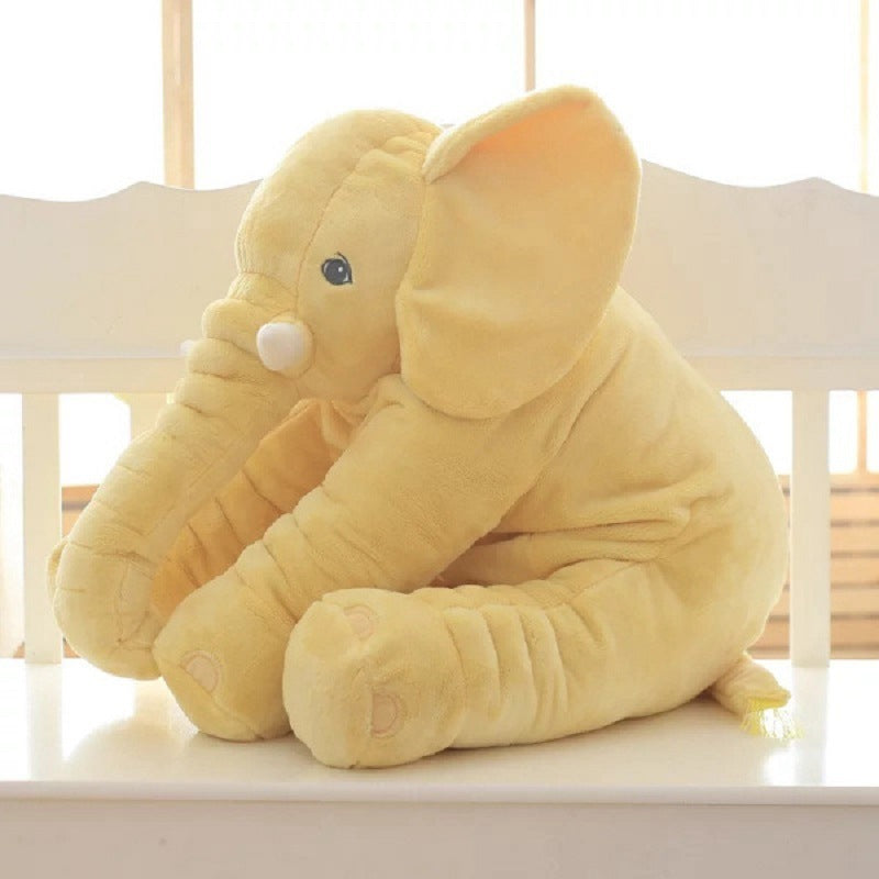 Elephant plush pillow