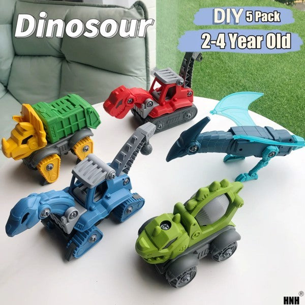 Dinosaur Set With Electric Drill, Construction Toys For Boys